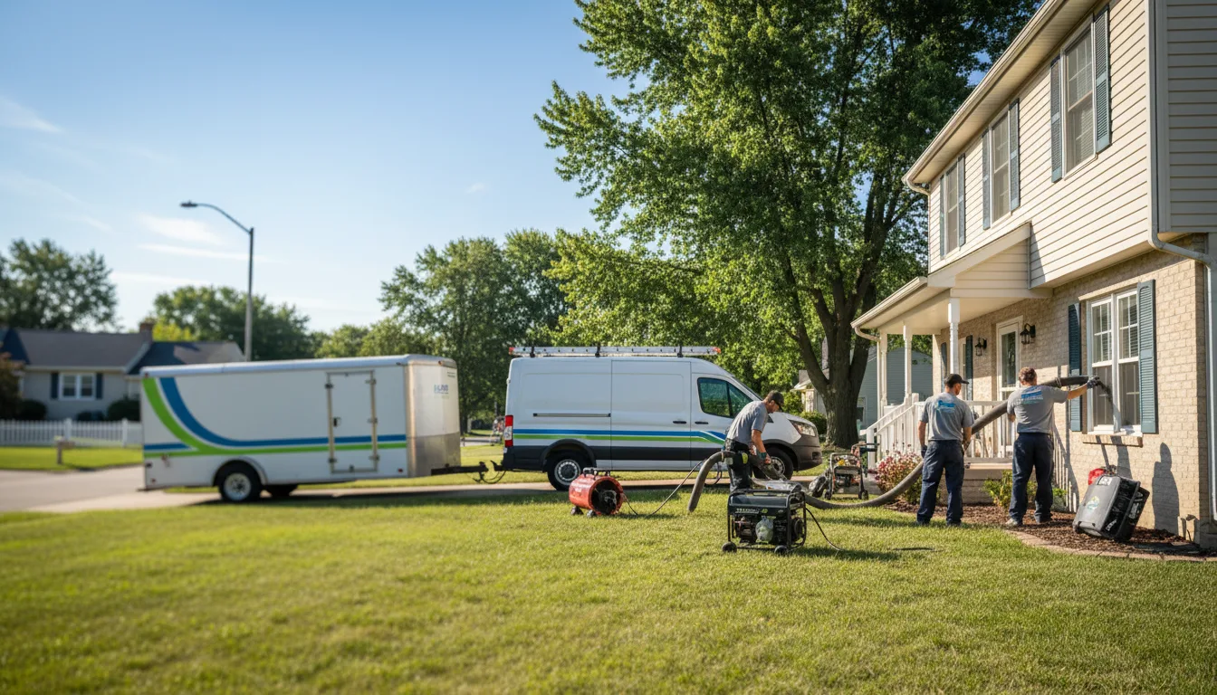 Flooded Basement Restoration And Cleanup With Repair in Minot Afb, ND near me
